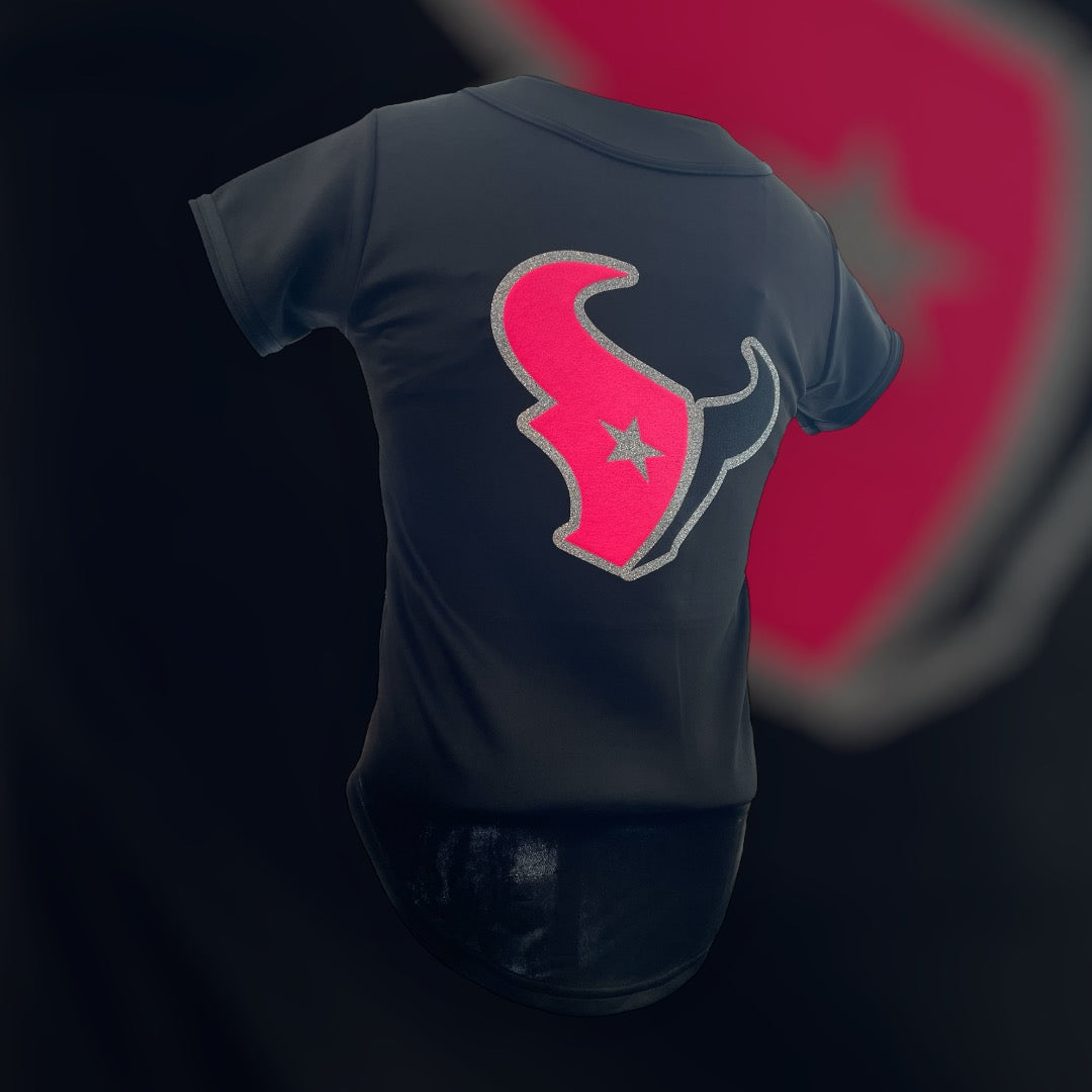 Woman’s Texans custom jersey